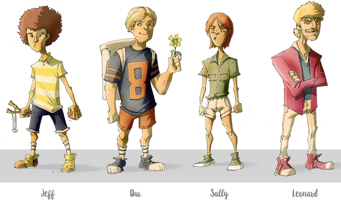 Character designs by Rob Guillory