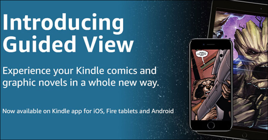 Amazon adds comiXology’s ‘guided view’ to Kindle