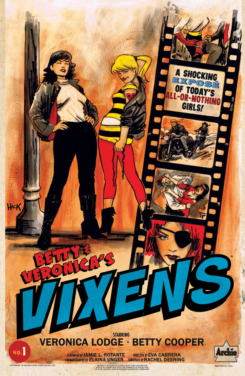 Betty And Veronica Re-imagined As Biker Chicks In ‘B&V Vixens’ – SMASH ...