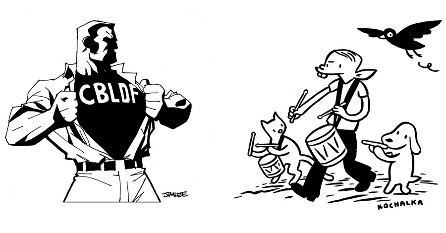 Support free speech with these ‘retro’ CBLDF designs