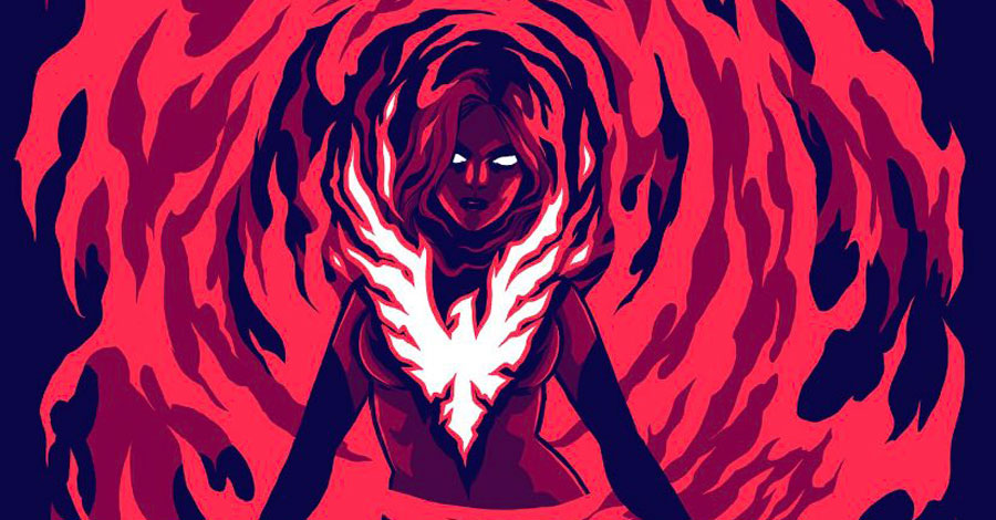 Dark Phoenix rises on Becky Cloonan’s Loot Wear shirt