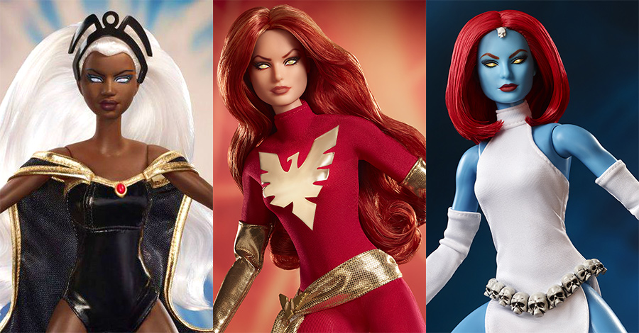 Mattel announces Storm, Dark Phoenix, and Mystique X-Men Barbie Dolls