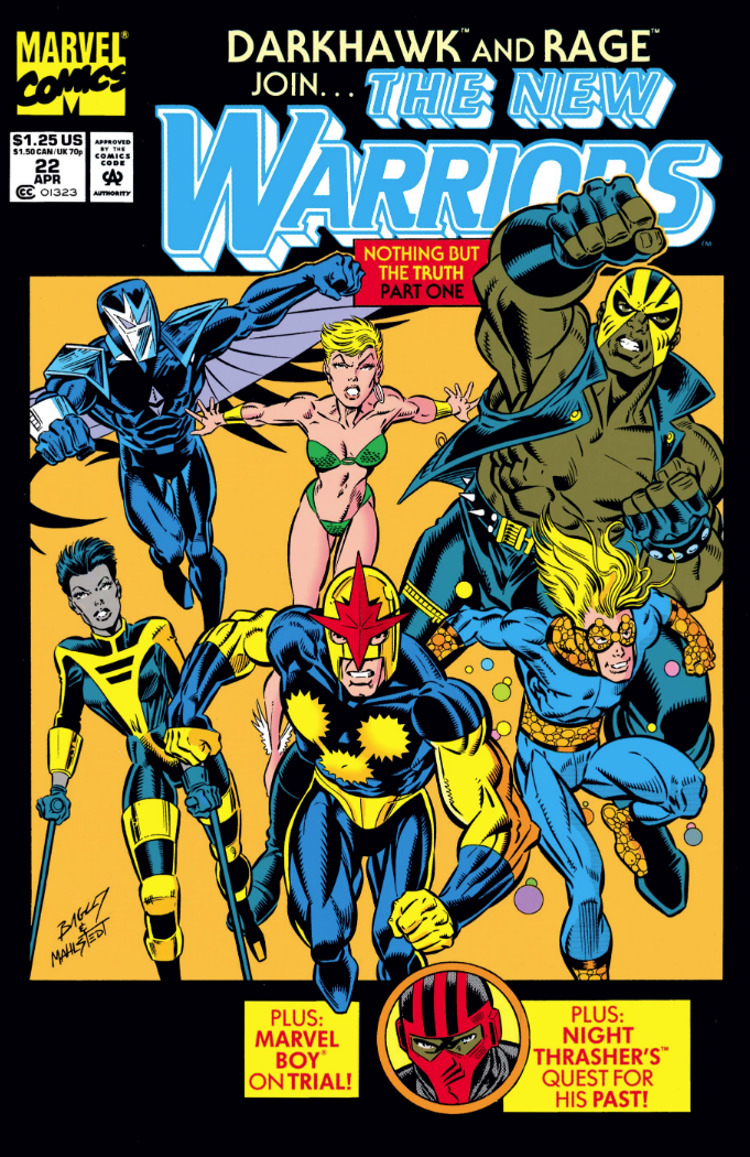 New Warriors 22 - cover