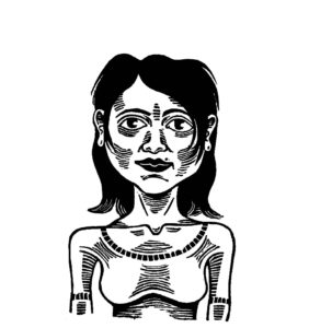 Self-portrait by Julie Doucet