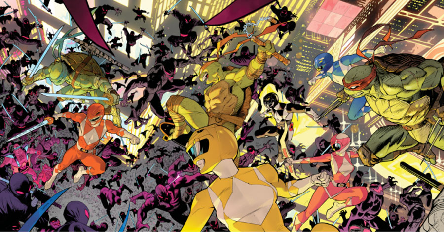 Powerbunga: BOOM!, IDW announce second Power Rangers/Ninja Turtles crossover