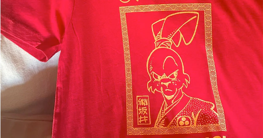 Stan Sakai celebrates ‘Year of the Rabbit’ with a new shirt