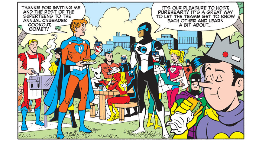 Captain Flag means business in this preview of ‘World of Betty and Veronica Jumbo Comics Digest’ #26