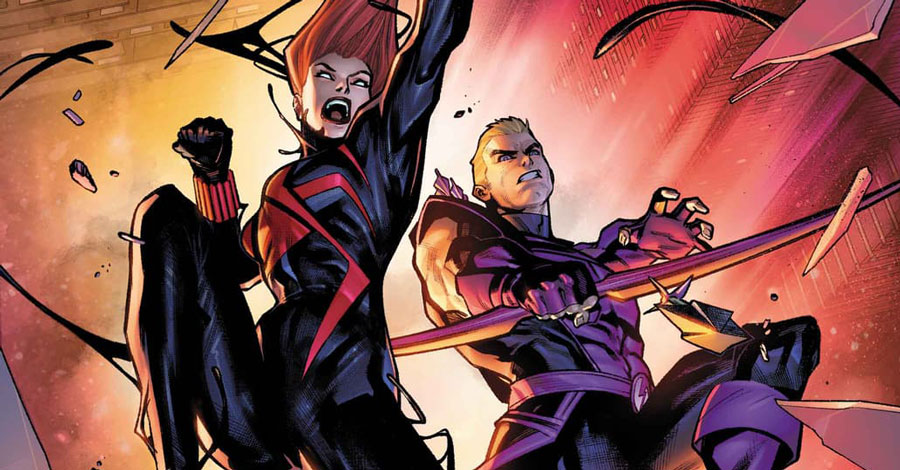 Black Widow + Hawkeye team up in a miniseries from Marvel