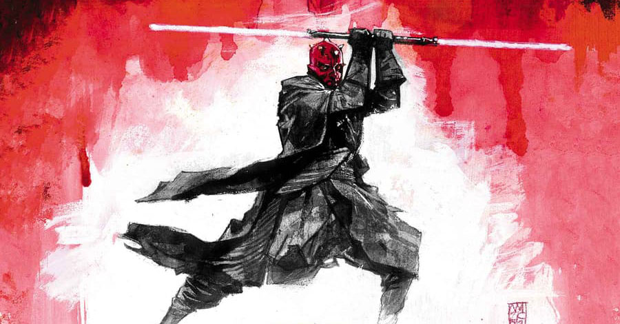 Darth Maul slashes his way into his own ‘Black, White & Red’ miniseries