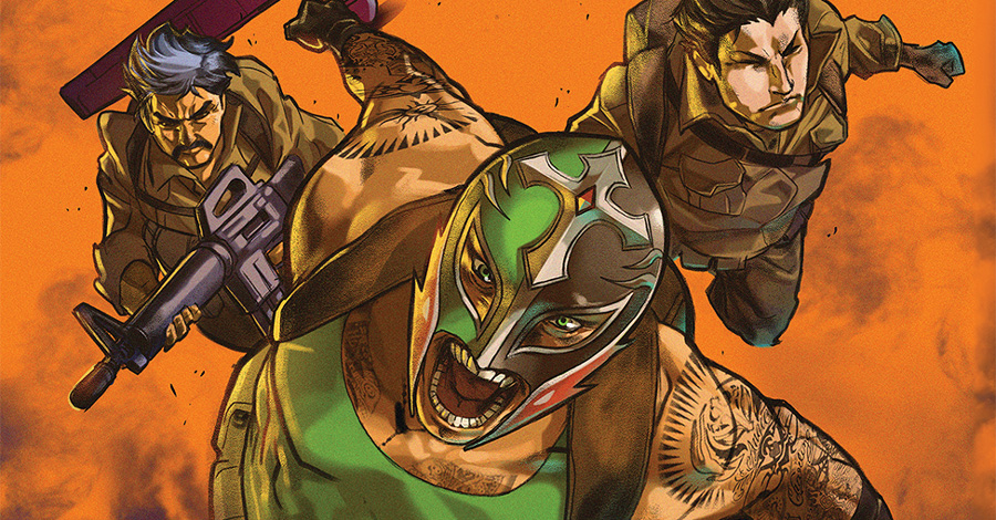 Massive Publishing + Masked Republic tag-team to launch Luchaverse comics featuring Rey Mysterio + Tinieblas Jr.