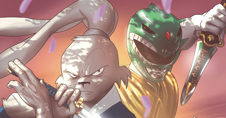 The Power Rangers will meet Usagi Yojimbo in a one-shot this fall