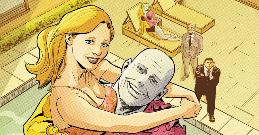 Al Ewing + Steve Lieber ‘get groovy’ with ‘Metamorpho: The Element Man’ this December
