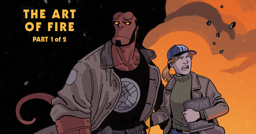 Hellboy + Anastasia’s adventures continue in ‘Hellboy in Love: The Art of Fire’