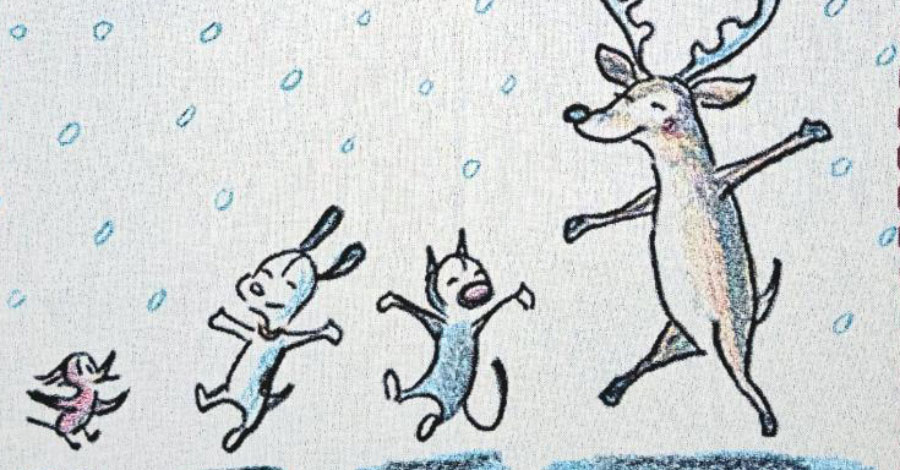Keep warm this winter with an adorable ‘Mutts’-themed blanket