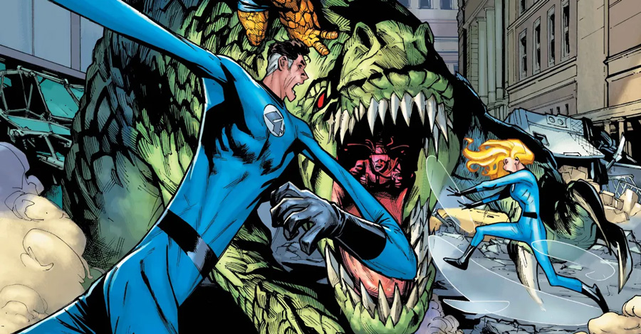 ‘Fantastic Four’ #11 will feature the Future Foundation, Stan Sakai and Crimeasaurus Rex