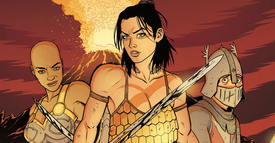 Exclusive | Take a look at the cover for ‘Babs: The Black Road South’ #6, the finale of Garth Ennis + Jacen Burrows’ barbarian comedy