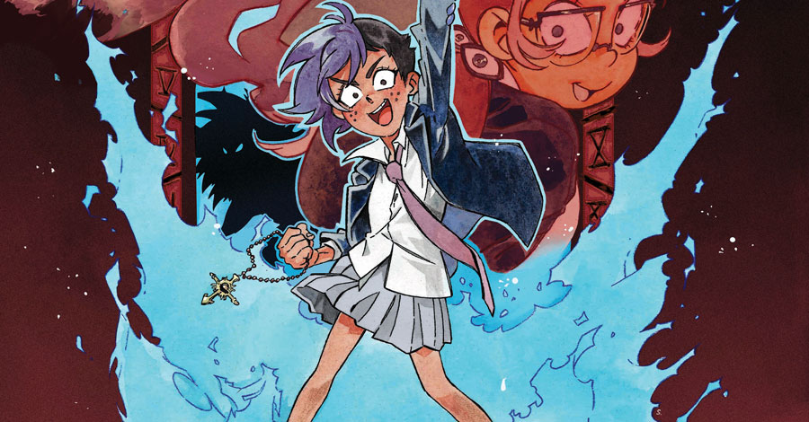 Adam Tierney + Saspy team for the demon-hunting graphic novel ’13 Demons Dead’