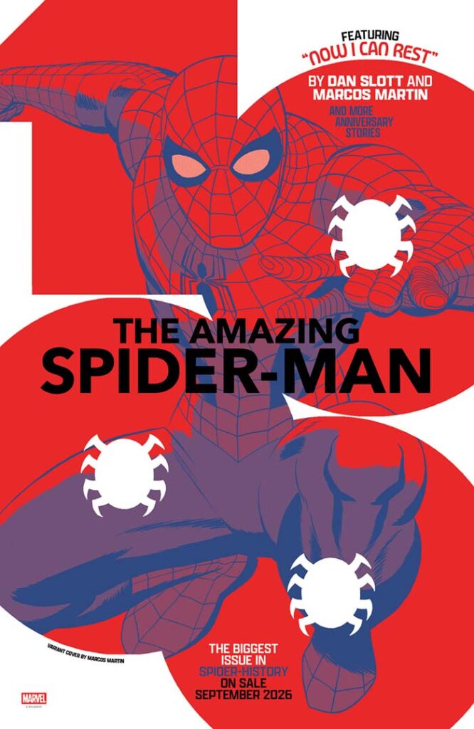 Amazing Spider-Man #1000 variant by Marcos Martin