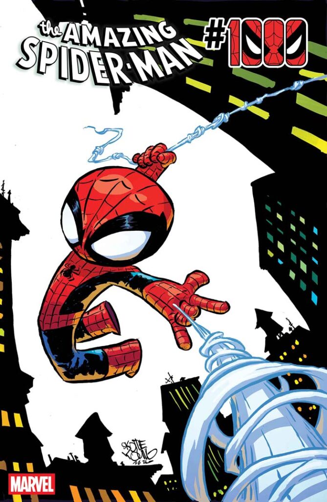 Amazing Spider-Man #1000 variant by Skottie Young