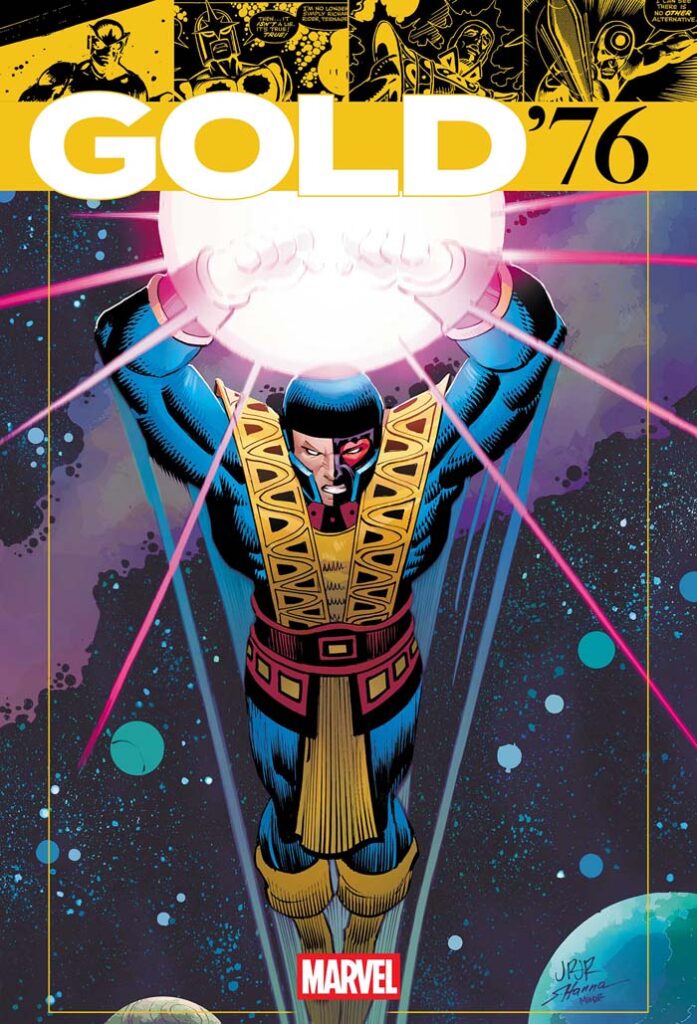 Marvel Gold '76 variant by John Romita Jr.