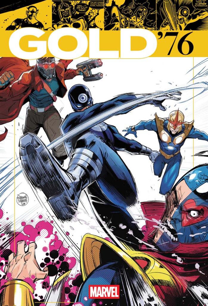 Marvel Gold '76 variant by Hicham Habchi
