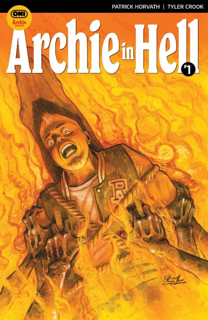 Archie in Hell #1 cover by Tyler Crook