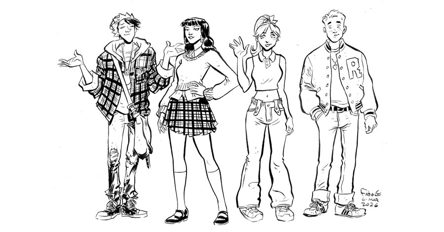 Take a look at Kano and Fabio Moon’s designs for Oni’s new Archie Comics line