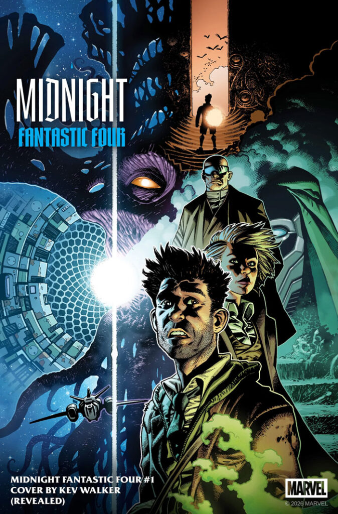Midnight Fantastic Four #1 cover by Kev Walker