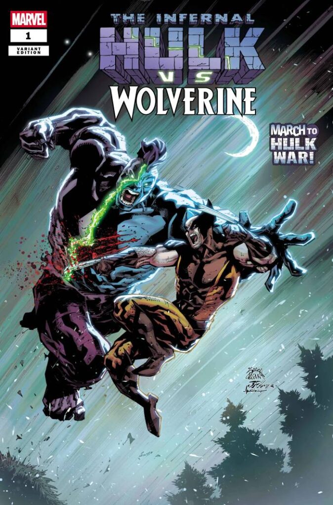 The Infernal Hulk vs. Wolverine #1 cover by Ryan Stegman