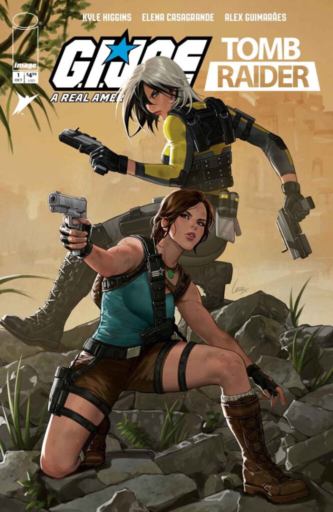 G.I. JOE: A Real American Hero/Tomb Raider #1 variant by Leirix