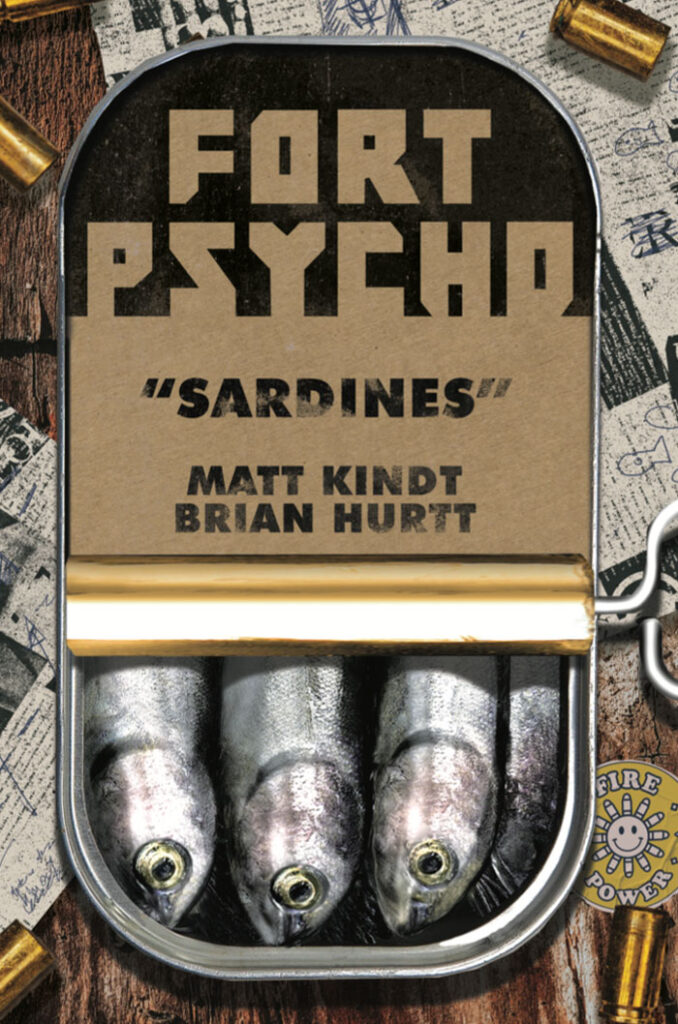 Fort Psycho Comic in a Can cover
