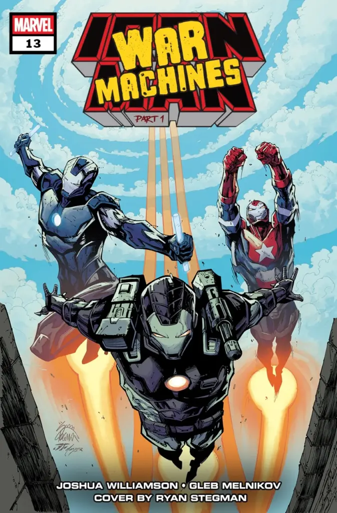 Iron Man #13 cover by Ryan Stegman