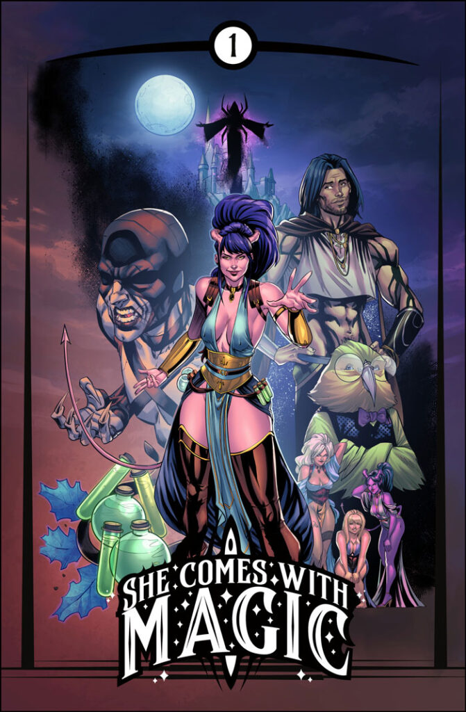 She Comes With Magic #1 cover by Phillip Sevy