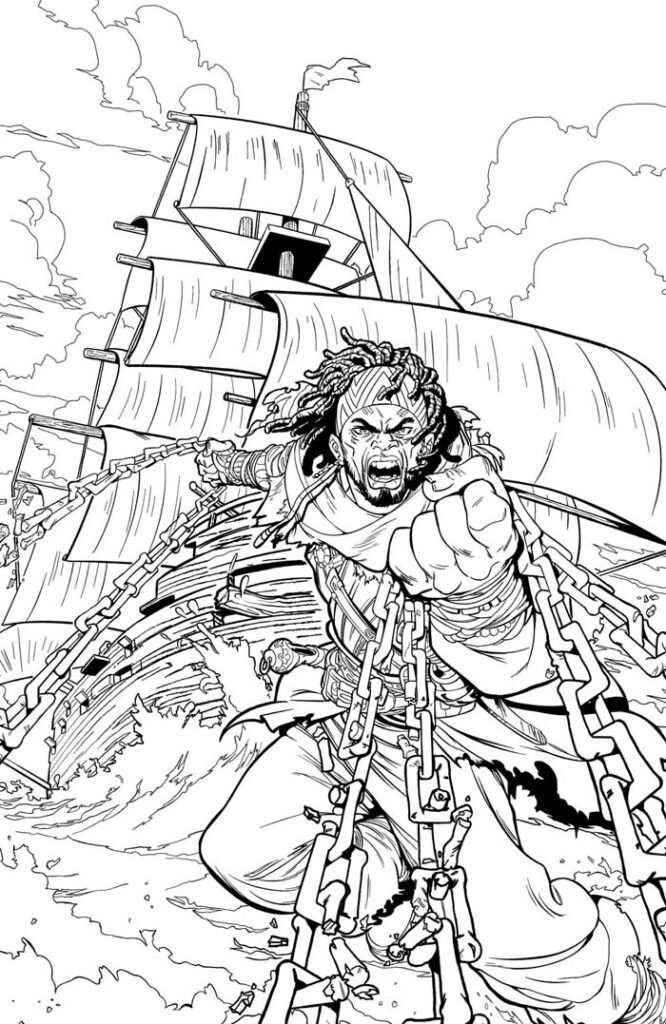 Vengeance Unchained: The Legend of Black Caesar variant by Ray-Anthony Height