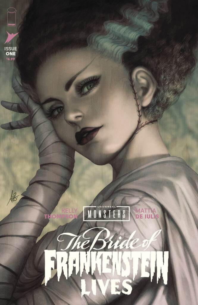 Universal Monsters: The Bride of Frankenstein Lives #1 cover by Artgerm
