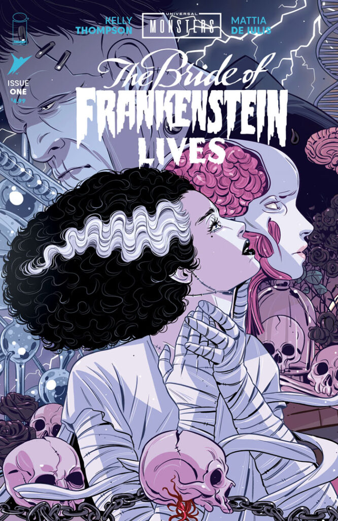 Universal Monsters: The Bride of Frankenstein Lives #1 cover by Luana Vecchio