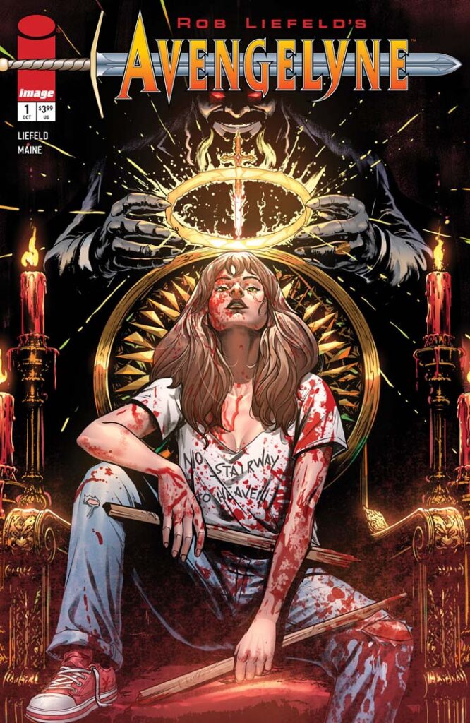 Avengelyne #1 cover by Daniel Mainé