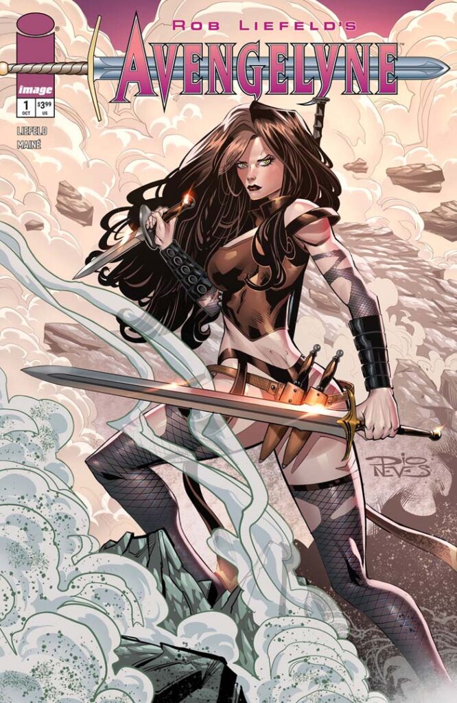 Avengelyne #1 variant by Diógenes Neves