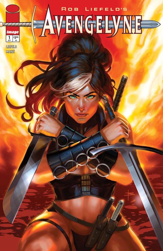 Avengelyne #1 variant by Ben Bradi