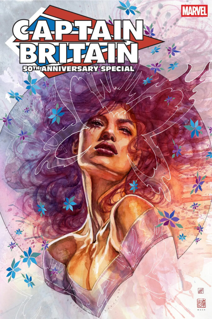 Captain Britain 50th Anniversary Special variant by David Mack
