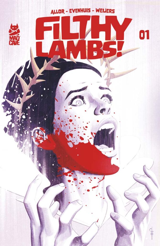 Filthy Lambs #1 cover by Chris Evenhuis