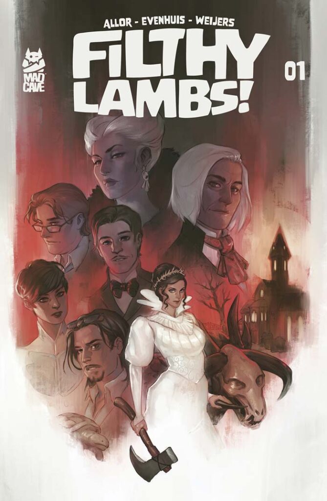 Filthy Lambs #1 variant by Meghan Hetrick