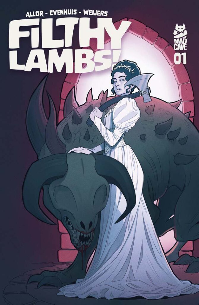 Filthy Lambs #1 variant by Caitlin Yarsky