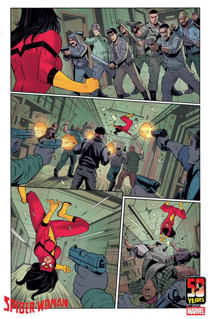 Spider-Woman #1 preview art