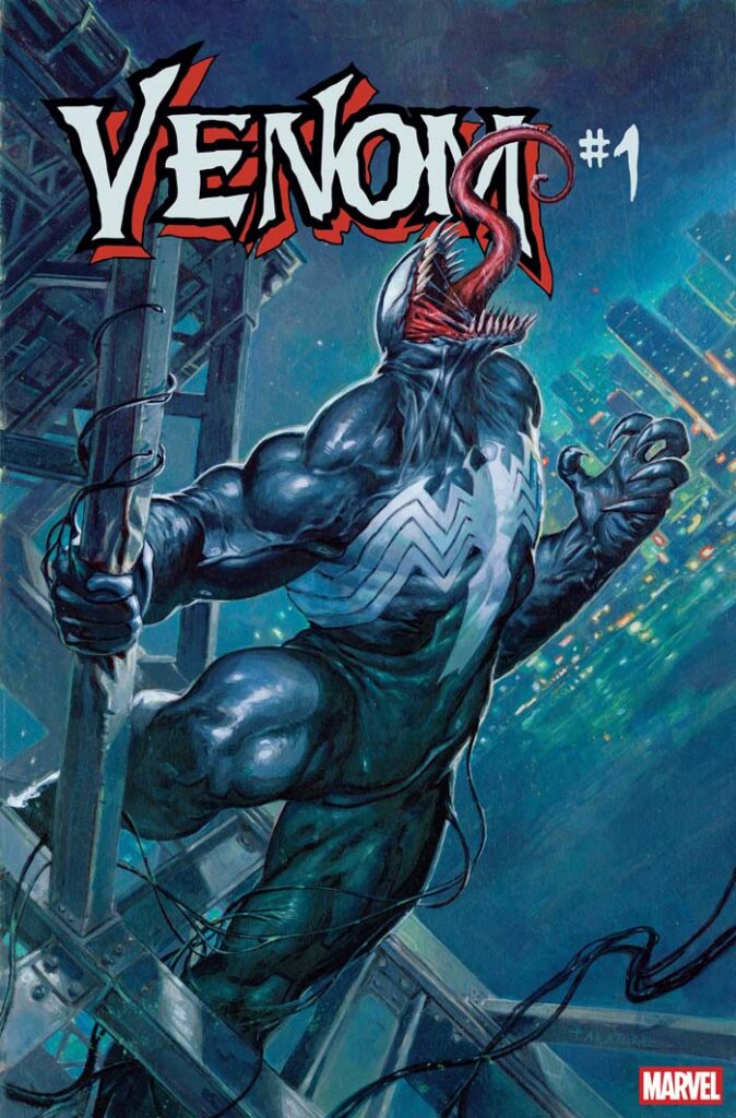 Venom #1 cover by Davide Paratore