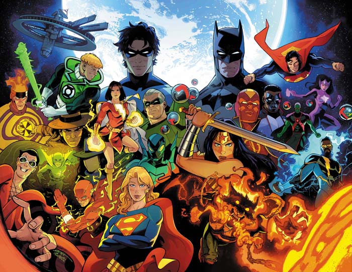 Justice League Unlimited #25 variant by Rafael Perez