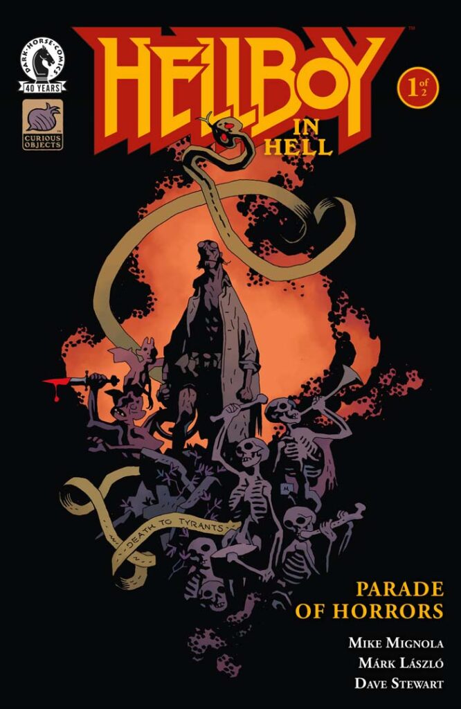 Hellboy in Hell: Parade of Horrors #1 variant by Mike Mignola