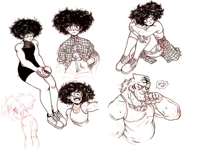 Loba Luca sketch artwork