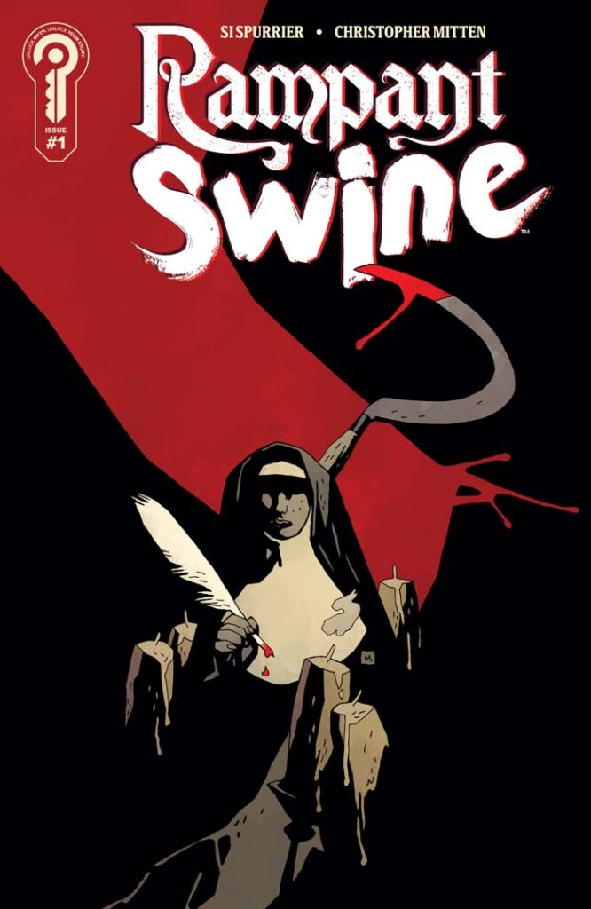 Rampant Swine #1 variant by Mike Mignola
