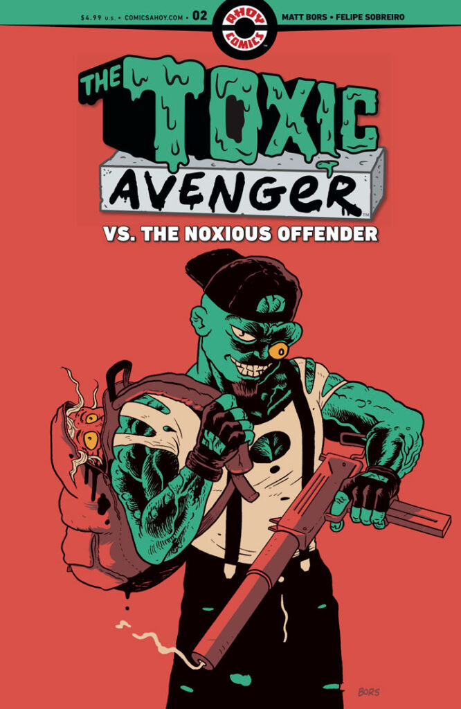 The Toxic Avenger vs. The Noxious Offender #2 cover